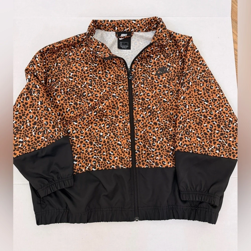 Nike NSW Leopard Print/ Black Woven Jacket